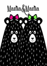 mama bear Anniversary Card 13800 created by CardandFast