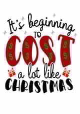 adult beginning Christmas Card 32021 created by Dirty Designs