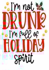 adult alcohol Christmas Card 32022 created by Dirty Designs