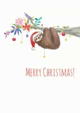 adult animal Christmas Card 39001 created by Kathleen Illustration