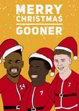 Arsenal Football Christmas Card 18992 created by Elgo Designs