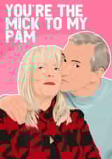 Cute Mick And Pam Anniversary Card / Valentines Day Card - Gavin And Stacey created by Pink + Pip