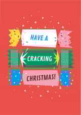 cracker cracking Christmas Card 20284 created by Neil Clark