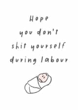 labour pregant Pregnancy Card 20544 created by Superlush Cards