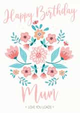 mum classic Birthday Card 20686 created by Trudles Doodles Handmade