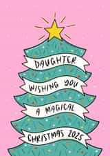 Magical Chrisltmas Wishes Daughter Christmas 2025 Card created by Muses & May 