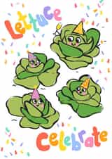 party rainbow Birthday Card 16912 created by Pink Pea