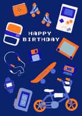 gameboy Child Birthday Card 20887 created by ELLE POULSON