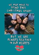 Personalised Christmas Photo Card created by Angela Chick - Heartfelt Christmas Card - Christmas Apart