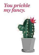 Cactus Plant Valentines Day Card 39873 created by MerryNotesDesigns