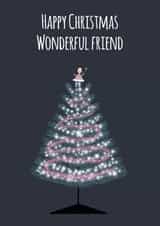 happy tree Christmas Card 15482 created by The Decaffeinated Squirrel