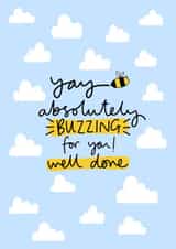 Buzzing For You Well Done Card created by Muses & May 