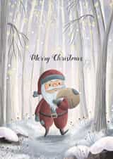 Santa Merry Christmas Card 23083 created by Megan Higgins
