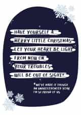 Christmas Covid-19 Card 41139 created by Jasmine Coster - JazziCreates