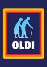 Oldi birthday card created by EllieBeanPrints