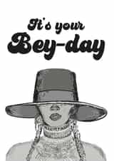 Beyonce card beyonce birthday Card 46205 created by May Design Studio