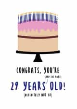 Funny 30 Birthday Card 20924 created by May Design Studio