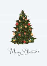 Tree Bauble Christmas Card 20914 created by Brendan Graham