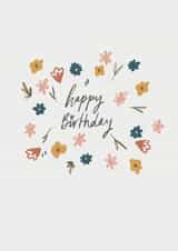 Floral Happy Card 46214 created by Megan Grace