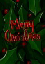 Berry Christmas  Christmas Card 46190 created by Tris Drew