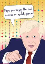 Samosa Gulab Jamun Card 45194 created by Eastential