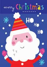 santa hohoho Christmas Card 17908 created by Jayne Schofield