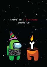 among us adult Birthday Card 17147 created by ginny cheung