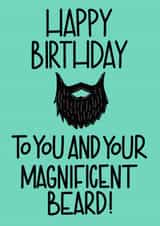 Beards Beard card Birthday Card 13629 created by Laura Did That