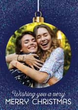 Personalised Christmas Photo Card created by Kyleigh Orlebar - Classic Christmas Card - Bauble