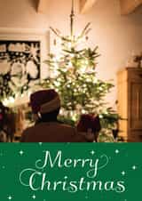 Personalised Christmas Photo Card created by Dottie Mottie - Classic Christmas Card - Sparkles