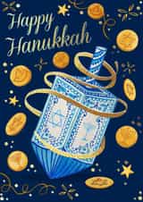 huanukkah happy hanukkah Card 12466 created by Victoria Nelson