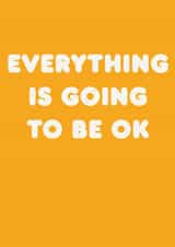 Card for positive vibes only!  created by DuggeeDad