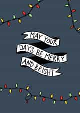 bright lights Christmas Card 35524 created by Abigail Scarfe