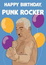 punk rocker Birthday Card 16658 created by David Rudd
