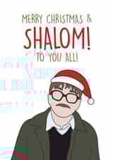 Film/TV/Netflix friday night dinner Christmas Card 42261 created by Graphic Print Company