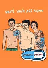 blink182 music Birthday Card 19116 created by Swazzdraws