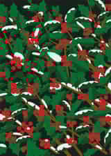 Christmas Holly Card 46145 created by Duncan Carty