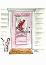illustration stocking Card 46391 created by Paola Portello