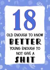 18 18th Birthday Card 19568 created by Jolly Ginger Cards