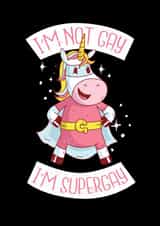 gay supergay Birthday Card 20986 created by SIMO 08