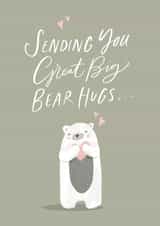 bear hug Love & Friendship Card 45713 created by Nicky Laatz