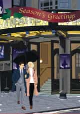 Snow Theatre Christmas Card 46462 created by Wayne Brant Images