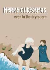 Christmas Dryrobe Christmas Card 44664 created by Milport Studios