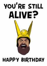 flash gordon brian blessed Birthday Card 18148 created by Bananas About Movies