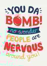 bomb wonder Valentines Day Card 20236 created by Dan McFadden