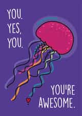 jellyfish awesome Love & Friendship Card 46483 created by Janina Vigurs