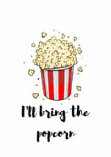 popcorn bring Congratulations Card 27180 created by Sirrahnais