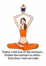 zen yoga Birthday Card 4904 created by Sirrahnais