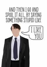 peep show filmtv Valentines Day Card 43001 created by lornsdoodles