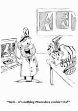 Get well soon humorous card created by Gideon Caspi